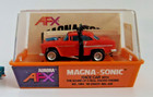 Aurora Afx Magna-sonic  55 Chevy Belair Orange Ho Slot Car In Box   Extra Body