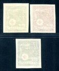 Croatia 1944 167-169u    Mnh Flawless Set Unperforated Luxury  h2304