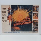 Sci Fi the Night  The World Exploded Title Lobby Card Reproduction 9 5x12 