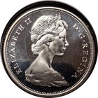 Canada 1967 50 Cents Old Silver World Coin Ch  Pl  0555