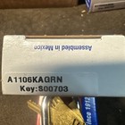 American Lock Padlock  Keyed Alike  Aluminum  Steel Shackle A1106kagrn