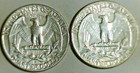1964 And 1964-d 25c Washington Quarter Lot Of 2 Coins