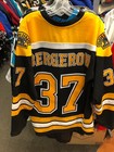 Patrice Bergeron  Boston Bruins   Mitchel   Ness Throwback Nhl  Jersey Black