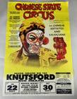 Vintage Chinese State Circus Knutsford Big Heath Uk England Poster 18x29