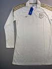 Nwt Adidas Originals X Liberty London Long Sleeve 3-stripes Polo Dress Off White
