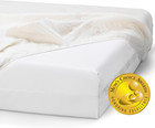 Little Dreamer Crib Mattress Cover  Ecru  Hypoallergenic - Mattress Not Included