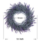 Ddhs Lavender Wreath For Front Door 19 Artificial Farmhouse Wreaths For Wall Win