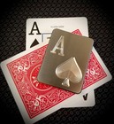 Muckmonkeys Poker Card Guard Protector Casino Chip Ace Of Spades Case Included