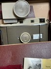 Vintage Polaroid Land Camera Model 150 And 800 With Case And Flash