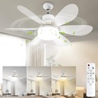 Socket Fan Light Ceiling Fans With Lights And Remote Dimmable Led Ceiling Fan Us