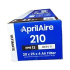 Aprilaire 210 Air Filter 20x25x4 Merv 11 Fpr 12 Whole-house Hvac Furnace Ac