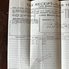 1915 Long Beach California Property Tax Collector Bill First National Bank