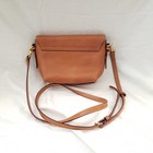 Dooney   Bourke Natural Brown Leather Crossbody Handbag With Dust Bag