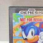 Sonic The Hedgehog  not For Resale  Case  sega Genesis  Authentic Box Only