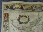 Nova Totius Terrarum Orbis Antique Style World Map 18x14 Blaeu Decorative Print