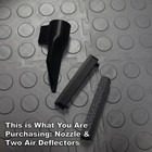Air Deflectors And Crevice Nozzle For Dewalt Dcv517 dcv517b Vacuum Not Included