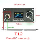 T12 Soldering Iron Station Temperature Controller Board Oled led Digital Diy