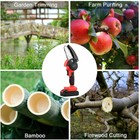 New Mini Chainsaw Electric Wood Cutter Cordless Chain Saw With Battery   2 Chain