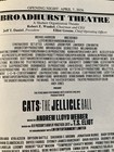 Cats Jellicle Ball Opening   Original 1984 Betty Buckley Broadway Playbill Set