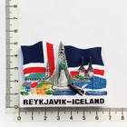 Reykjavik Iceland 3d Fridge Magnet Refrigerator Home Resin Souvenir