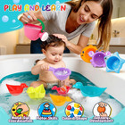 10 Pcs Bath Toys For Kids Ages 1-3  Bathtub   Pool Water Toys For Toddlers 1-3  