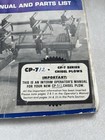 Morris Magnum Chisel Plows Model Cp-712 Operator s Manual Cp-7 Series Vintage