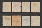Denmark  1905-17  Scott  s 57-64  Used  8 Different  Complete Set