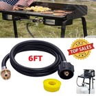 6 Ft Propane Adapter Hose Gas Hose For Weber Q Coleman Grill Buddy Heaters Usa