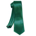 Mens Silk Woven Necktie Pocket Square Cufflinks Tie Bar Set Formal Gift Box