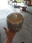 Vintage Kromex Aluminum Ice Bucket Clear Lucite Handle Mid Century Barware Retro