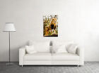 Wild Lion Dangerous Nature Big Animals Painting Print Wall Art - Poster 20x30