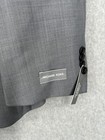 Michael Kors Suit Jacket Mens Size 52r Light Gray Classic Fit Wool Blend Stretch