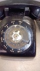 Vintage 1970 s Western Electric Bell System Black Rotary Dial Desk Telephone