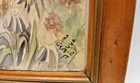 Vintage Mid Century Original  clerc  Watercolor Painting - Signed