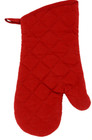Home Collection Oven Mitt 100  Cotton   Red