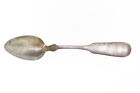 Antique American Coin Silver 6 1 8  Teaspoon Spoon Monogram 22 7g Star Coin