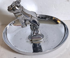 Vintage Mack Truck Bulldog Chrome Cigar Ashtray Central Die Casting  Mfg  Usa