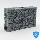 Stone Exterior Wall X3 - Wizkids Warlock Tiles D d Dungeon 1  Tall