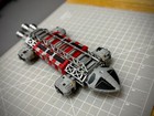 Eagle 1 Space 1999 Display Model 10in   gray   Chrome   Red 