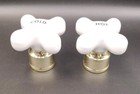 Vintage Cold Hot Faucets Porcelain Brass Faucet Handles 