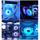 Efficient Heat Transfer Pc Cooling Fan Mounting Bracket Memory Protections