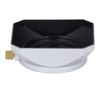 Lens Hood Silver Retro Square Lens Hood Shade For 40 5mm Digital Camera