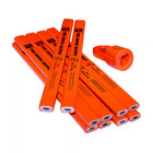 Carpenter Pencils 10-pack With Sharpener     Flat Marking Pencils Set