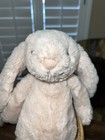 Jellycat Bashful Luxe Bashful Bunny Easter Plush Willow Cream  w White Tail 12  