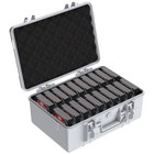  Hard Drive Case 3 5inch 20-bay Hdd ssd Multi-protection Storage Suitcase Gray