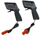    2 Vtg Aurora Afx Ghost Racer - Black Hand Controller Set Ho Slot Car - Tested    