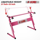 5 Core Keyboard Stand Adjustable 21 - 33  Electric Piano Riser 330lb Capacity