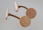 Antique Rare Victorian Cufflinks With Mourning Hair