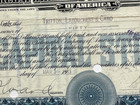 Original 1913 Marconi Wireless Telegraph Company Stock Certificate   Titanic