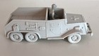 Marx Battleground desert Fox-light Gray German Apc W driver - Vg Must See Item